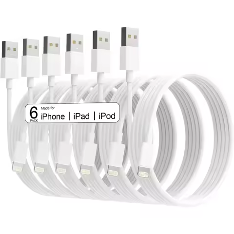 6Pack(3/3/6/6/6/9 FT) Original [Apple MFi Certified]Lightning Cable iPhone Charger Cord Compatible i