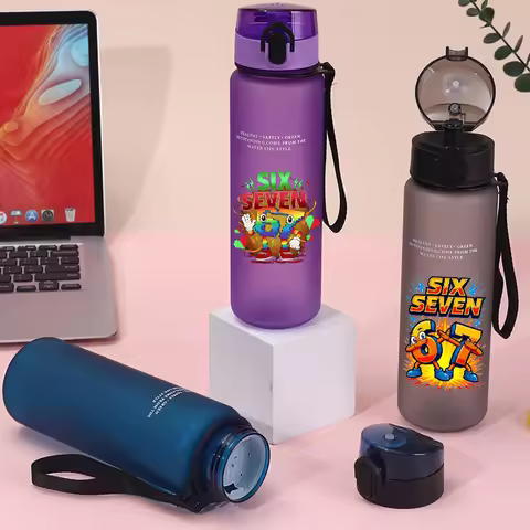 Steal A Brainrot Water Bottles 67 Six Seven Cartoon Printed Water Cup Women Boys Sports Water Bottle