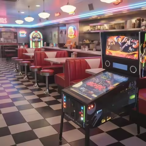 2026 Hot Sale High-Definition 4K Arcade Pinball Machine with 1080 Resolution Games and English Custo