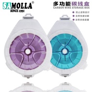SAMOLLA Multifunctional Carbon Wire Box Anti-Reverse Rotating Wire Winding Box Cutting Lure Front Wi