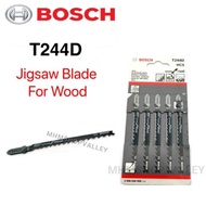 BOSCH T244D HCS JIGSAW BLADE CLEAN FOR WOOD (5pcs)