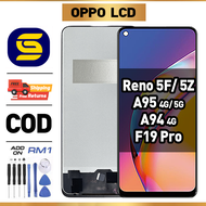 LCD OPPO reno 5F/ 5Z/ A95 4G 5G/ A94 4G/ F19 Pro Compatible For Glass Original Touch Screen Digitize