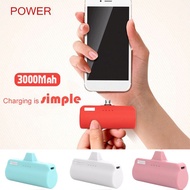 3000mAh Power Bank Mini Portable Powerbank for Smartphone 充电宝 移动电源