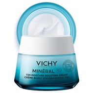 Vichy Mineral 89 Cream, 72H Moisture Boosting Cream | Hydrating Face Moisturizer with Hyaluronic Aci