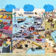 Electronic Sound Card Poster Early Learning English / Vege Transport Animal ABC