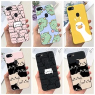 OPPO F1S F3 F5 (F5 Youth) F7 F9 F11 Pro Cute Duck Cat Dinosaur Cartoon Candy Color Soft Silicone TPU