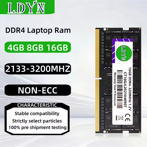 DDR4 4GB 8GB 16GB Laptop Memory Ram 2133 2400 2666 3200MHZ PC4 17000 19200 21300 25600 1.2V 260PIN S