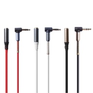 WINGO 3.5MM Jack 90 Degree Right Angle Male To Female Audio Stereo Aux Cable Co