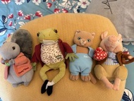 Beatrix Potter Plush Toy 彼得兔經典系列毛公仔:@$100 each