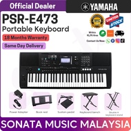 Yamaha PSR E473 61 key Portable Keyboard Package B (PSR-E473 / PSRE473 / E473)