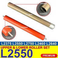 1 Set - Upper Lower Fuser Roller L2550 L2640 Compatible for Brother DCP L2550DW L2550 L2640DW L2650