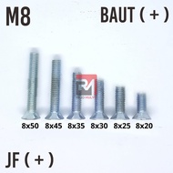 JF SCREWDRIVER PLUS BOLT 10 JP M8 BOLT/ BOLT + M8