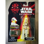 Star Wars Episode 1 Battle Droid Figure with CommTech Chip