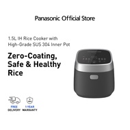 Panasonic 1.5L IH Stainless Steel Pot Micom Rice Cooker SR-HNS151KSH with Removable Inner Lid