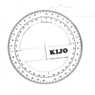 R8660 360°Round Jangka Sudut /  Protector Ruler
