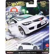 Hot Wheels Premium Car Culture Ronin Run II ’07 Honda Civic Type R (FD2) 1:64 Diecast Collectible Mo