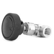 Stainless Steel BSPP Female Thread Straight Needle Valve for Water Gas Oil Transmission