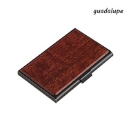 GUADALUPE ID Credit Card Holder Women Men Fashion Display Stander Office Supplies Stainless Steel Ca