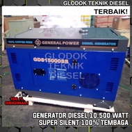 Generator Diesel Super Silent 10500 10000 W Watt Genset Solar Listrik