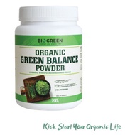 Biogreen Organic Green Balance Powder, 200g (New Packaging)