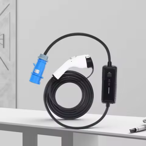 EVcharger4U GBT Portable EV Charger Station 1Phase 32A 7KW For Chinese Made Electric Vehicles GB/T C
