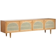 A151藤織面電視櫃 (rattan tv cabinet)