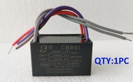 Triple 450V-500VAC Capacitor with ceiling fan wire CBB61 fan motor starting 1.5uf+2uf+3uf Capacitor