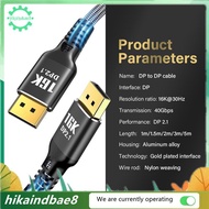 [hIkAi] Displayport 2.1 Video Audio Cable Video Audio Cable 8K@120Hz 4K@240Hz 80Gbps HDR Cable for L