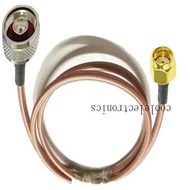 1pc RG142 RP-SMA male to N male Plug RF Pigtail Coaxial Cable 10cm 15cm 20cm 30cm 50cm 1m 2m 3m 5m