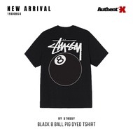 STUSSY 8 BALL PIG DYED TEE - BLACK | STUSSY T-SHIRT