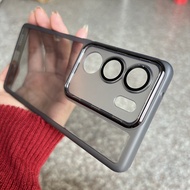Lens Film Cover for Realme C75 Case for Realme P3X C75X Cover Shookproof Plating Silicone Back Cover