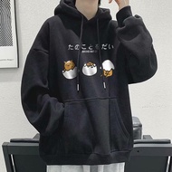 5 Colors Hoodie [M-8XL] Japanese Cartoon Graffiti Hoodie, Oversized Hoodie for Men