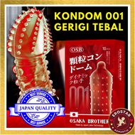 Kondom Gerigi Berduri Tertipis 001 Condom Dotted  - Privasi terjaga FREE BONUS