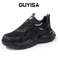 GUYISA Men's Safety Shoes Anti Smash Safety Shoes F113 39-44