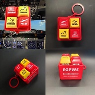 2025 Warning Simulator Airplane Cockpit Warning Sound Button Realistic Aviation Alert Simulator for 