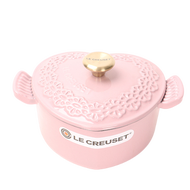 France LE CREUSET 20cm enamel cast iron pot heart shaped pot love pot casserole boiling cooking vege