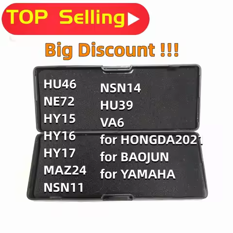 lishi 2 in 1 tool HU46 NE72 HY15 HY16 HY17 MAZ24 NSN11 NSN14 HU39 VA6 for HONDA2021 for BAOJUN for Y