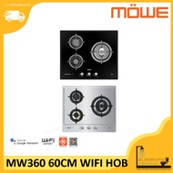 Mowe MÖWE SMART 60cm 3 Burners Wi-Fi Glass / Stainless Steel Hob MW360G / MW360S