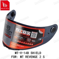 MT-V-14B shield for MT REVENGE 2 S helmet  O MT replacement helmet glass
