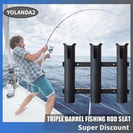 [yolanda2.sg] 3 Tube Fishing Rod Storage Holder Fishing Rod Holder Bracket Fishing Accessories