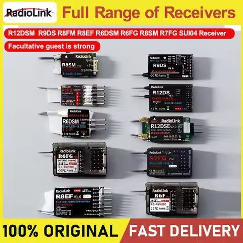 Radiolink mini osd R12DSM R9DS R8FM R8EF R6DSM R6FG R8SM R7FG SUI04 Rc Receiver 2.4G Signal for RC T