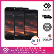 COMPATIBLE LCD FOR 4 4S 5 5S 6 6S 7 8 6PLUS 6SPLUS 7PLUS 8PLUS PLUS(SUPER AAA QUALITY) LCD TOUCH GLA