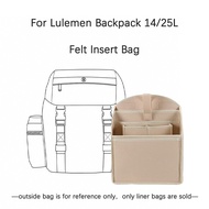 Backpack Organizer Insert for Wunderlust 14L 25L Felt Inner Storage Liner
