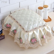 Ready Stock Ready Stock Shipping = Hot Sale ✑┋Fabric Lace Rice Cooker Cover Anti-dust Cover Oval Household Rice Cooker Cover Towel