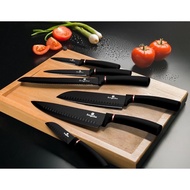 Berlinger Haus 6pc Knife Set - Black Rose Collection