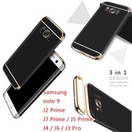 Casing Samsung Galaxy note 9/J2 J5 J7 Prime/J4/J6 Case 3in1 PC Hard Cover