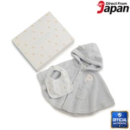 Gelato Pique Baby Bear Poncho & Bib 2-Piece Lounge Set【Japan Original】
