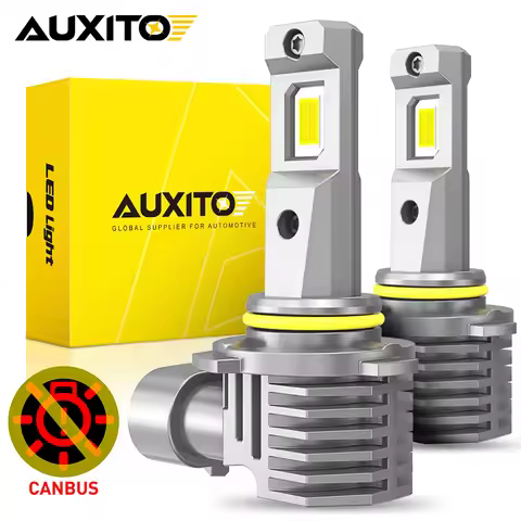 AUXITO 2Pcs 9005 LED Headlight Canbus H8 H9 H11 9006 HB4 H4 9002 HB3 LED Car Fog Lights Bulb For Gol