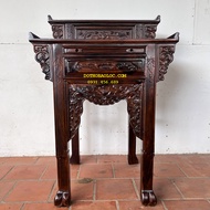 Bàn thờ gia tiên gỗ muồng 2 tầng ngang 88cm