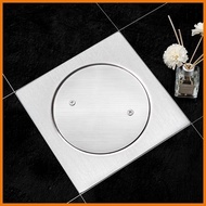 ◲ 304 Stainless Clean out 4" x 4" square Heavy Duty SUS304 Stainless 4 x 4 Clean Out Floor Drain